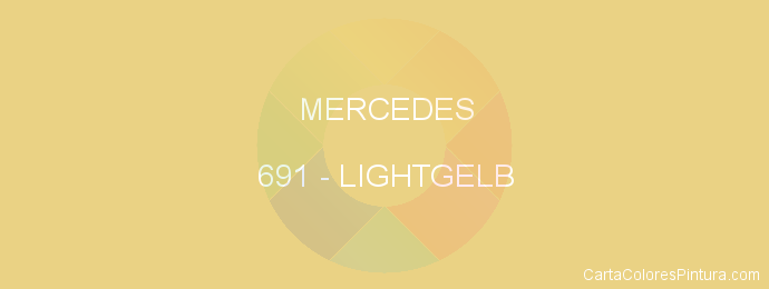 Pintura Mercedes 691 Lightgelb