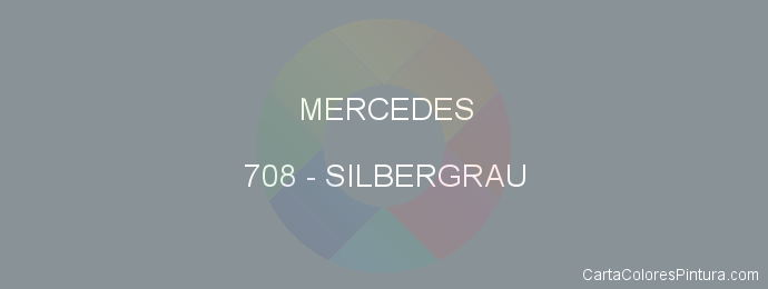 Pintura Mercedes 708 Silbergrau