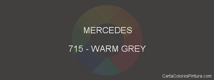 Pintura Mercedes 715 Warm Grey