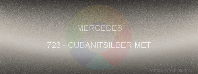 Pintura Mercedes 723 Cubanitsilber Met.