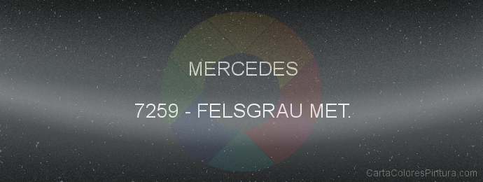 Pintura Mercedes 7259 Felsgrau Met.