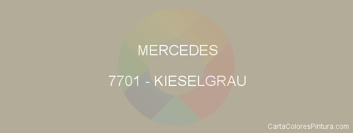 Pintura Mercedes 7701 Kieselgrau