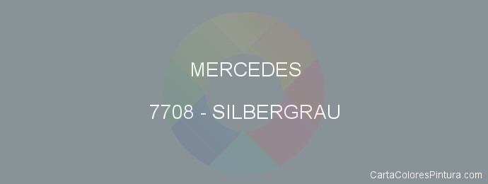 Pintura Mercedes 7708 Silbergrau