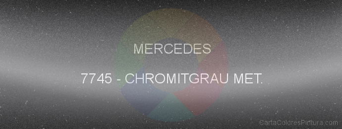 Pintura Mercedes 7745 Chromitgrau Met.
