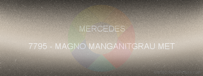 Pintura Mercedes 7795 Magno Manganitgrau Met
