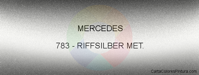 Pintura Mercedes 783 Riffsilber Met.