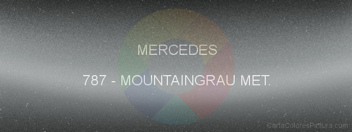 Pintura Mercedes 787 Mountaingrau Met.
