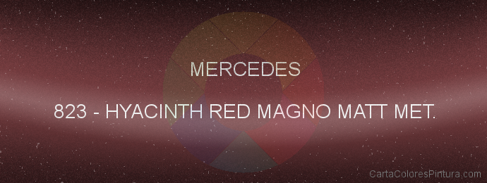Pintura Mercedes 823 Hyacinth Red Magno Matt Met.
