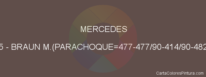 Pintura Mercedes 8475 Braun M.(parachoque=477-477/90-414/90-482/90)