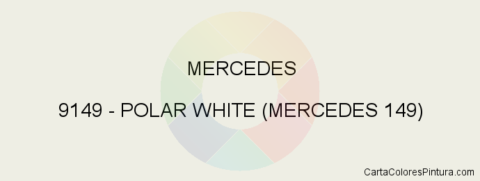 Pintura Mercedes 9149 Polar White (mercedes 149)