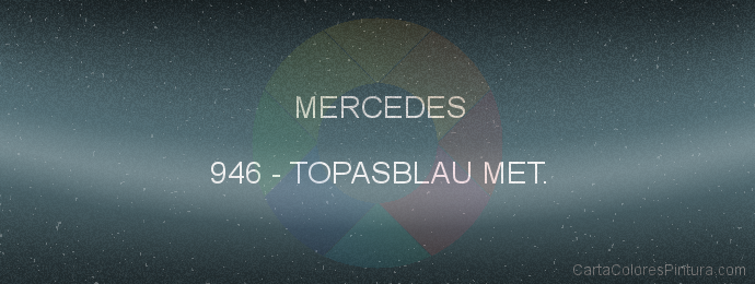Pintura Mercedes 946 Topasblau Met.