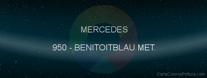 Pintura Mercedes 950 Benitoitblau Met.