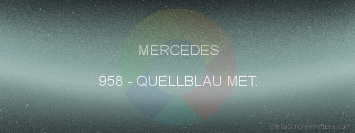 Pintura Mercedes 958 Quellblau Met.