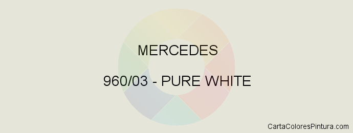 Pintura Mercedes 960/03 Pure White