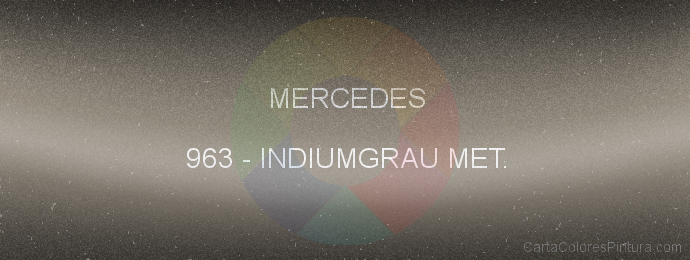 Pintura Mercedes 963 Indiumgrau Met.