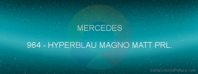 Pintura Mercedes 964 Hyperblau Magno Matt Prl.
