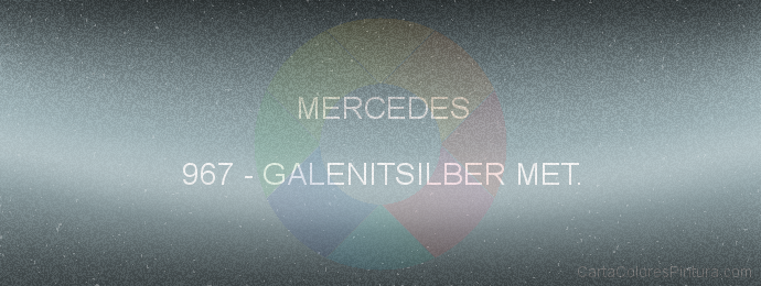 Pintura Mercedes 967 Galenitsilber Met.