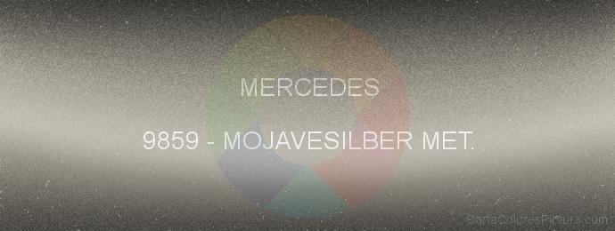 Pintura Mercedes 9859 Mojavesilber Met.