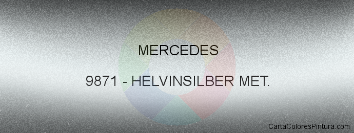 Pintura Mercedes 9871 Helvinsilber Met.