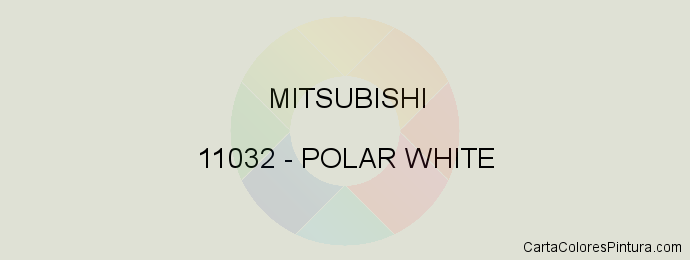 Pintura Mitsubishi 11032 Polar White