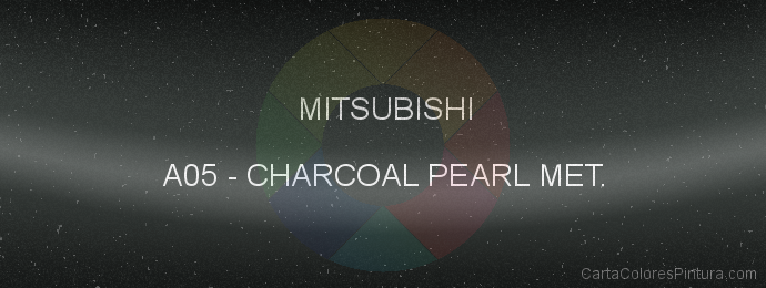 Pintura Mitsubishi A05 Charcoal Pearl Met.