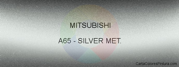 Pintura Mitsubishi A65 Silver Met.