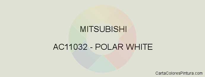 Pintura Mitsubishi AC11032 Polar White