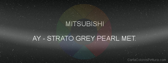 Pintura Mitsubishi AY Strato Grey Pearl Met.
