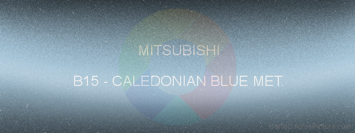 Pintura Mitsubishi B15 Caledonian Blue Met.