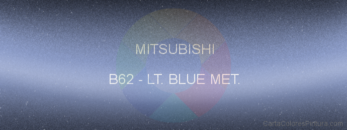Pintura Mitsubishi B62 Lt. Blue Met.