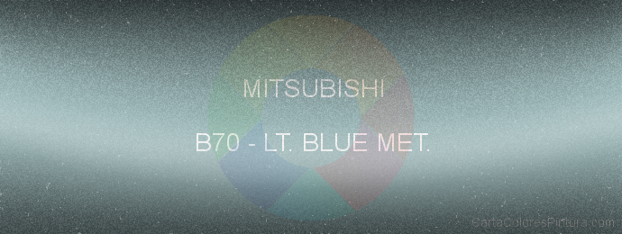 Pintura Mitsubishi B70 Lt. Blue Met.