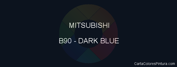 Pintura Mitsubishi B90 Dark Blue