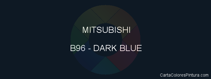Pintura Mitsubishi B96 Dark Blue