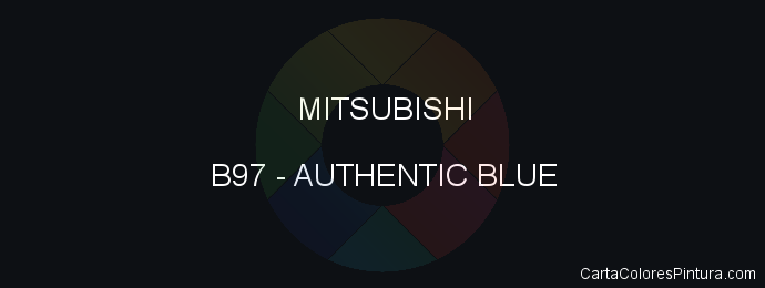 Pintura Mitsubishi B97 Authentic Blue