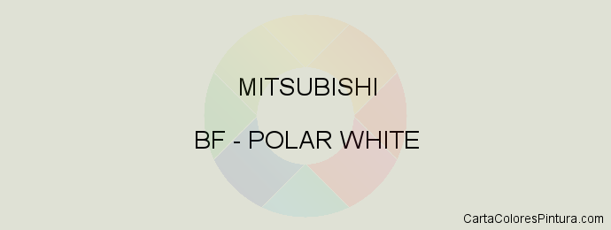 Pintura Mitsubishi BF Polar White