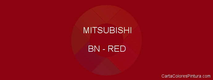 Pintura Mitsubishi BN Red
