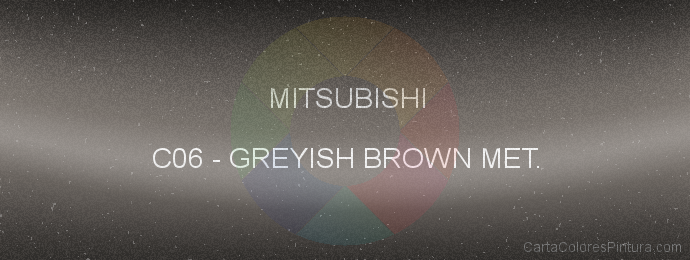 Pintura Mitsubishi C06 Greyish Brown Met.
