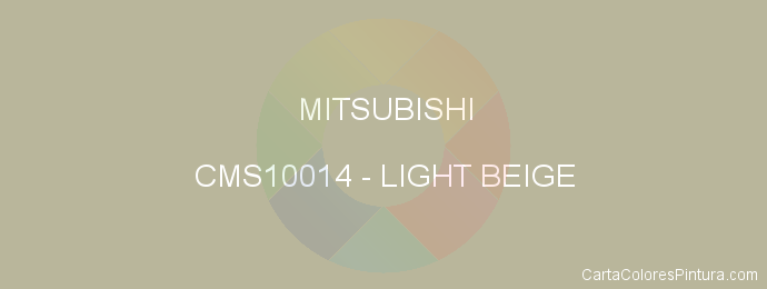 Pintura Mitsubishi CMS10014 Light Beige