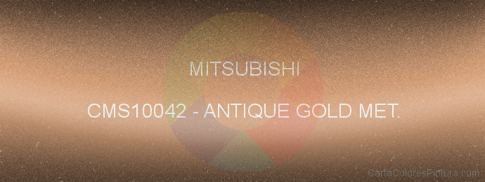Pintura Mitsubishi CMS10042 Antique Gold Met.