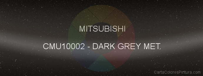 Pintura Mitsubishi CMU10002 Dark Grey Met.