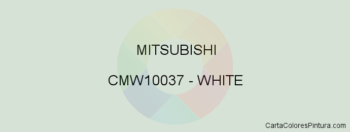 Pintura Mitsubishi CMW10037 White