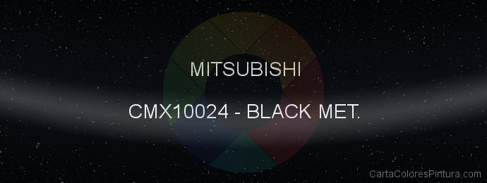 Pintura Mitsubishi CMX10024 Black Met.