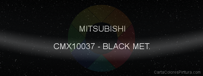 Pintura Mitsubishi CMX10037 Black Met.