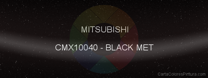 Pintura Mitsubishi CMX10040 Black Met
