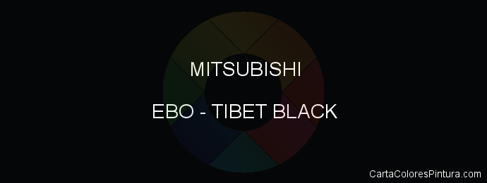 Pintura Mitsubishi EBO Tibet Black