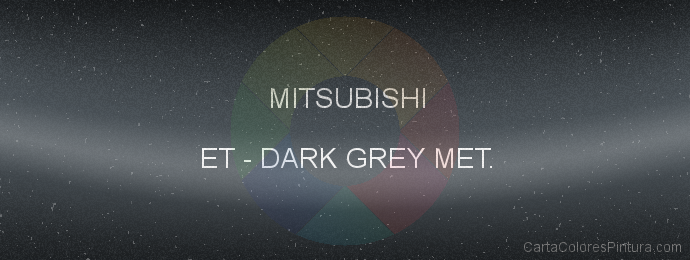 Pintura Mitsubishi ET Dark Grey Met.