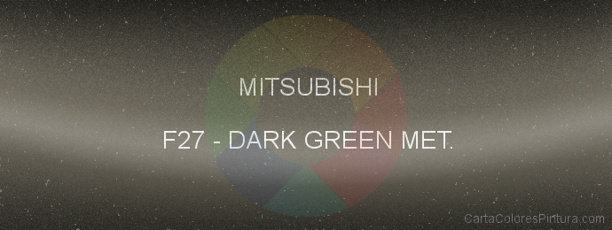 Pintura Mitsubishi F27 Dark Green Met.