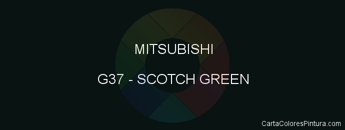 Pintura Mitsubishi G37 Scotch Green