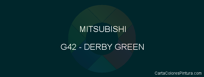 Pintura Mitsubishi G42 Derby Green