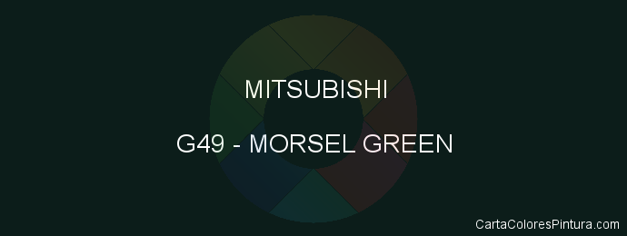 Pintura Mitsubishi G49 Morsel Green